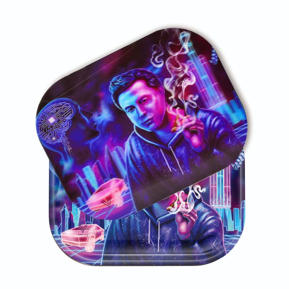 Space Xhale Rollin Tray With Magnetic Lid 2 Size Options