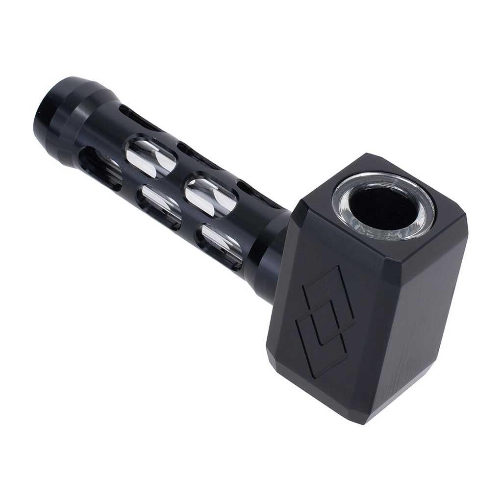 HAMMER ALUMINIUM GLASS PIPE MULTIPLE COLORS