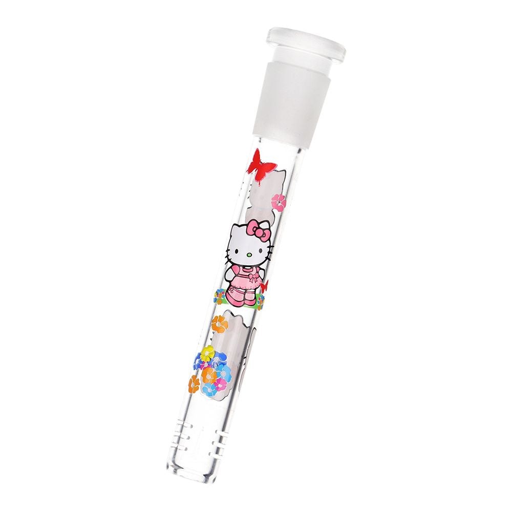 Hi Kitty Neon Beaker Glass Water Pipe - 10" / 14mm F / Colors Vary