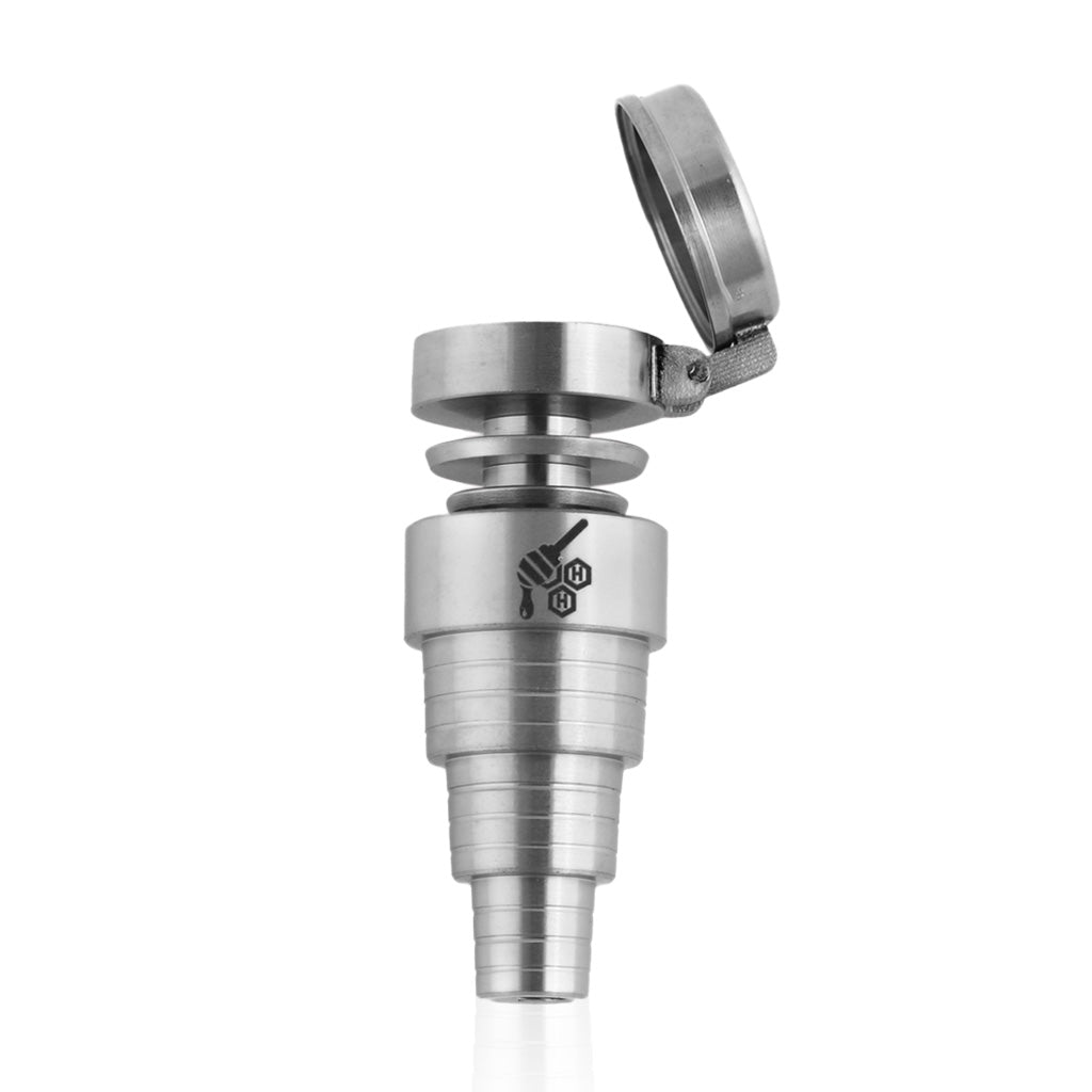 TITANIUM 6 IN 1 CARB CAP DAB NAIL 2 Color Options