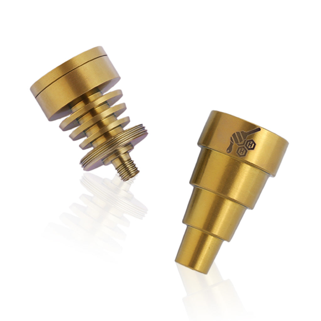 TITANIUM 6 IN 1 SKILLET DAB NAIL 2 Color Options