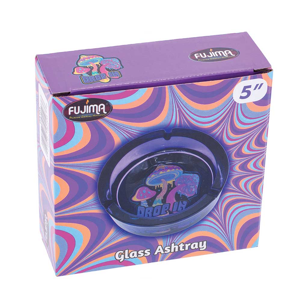 FUJIMA MEDIUM GLASS ASHTRAY MULTIPLE STYLES