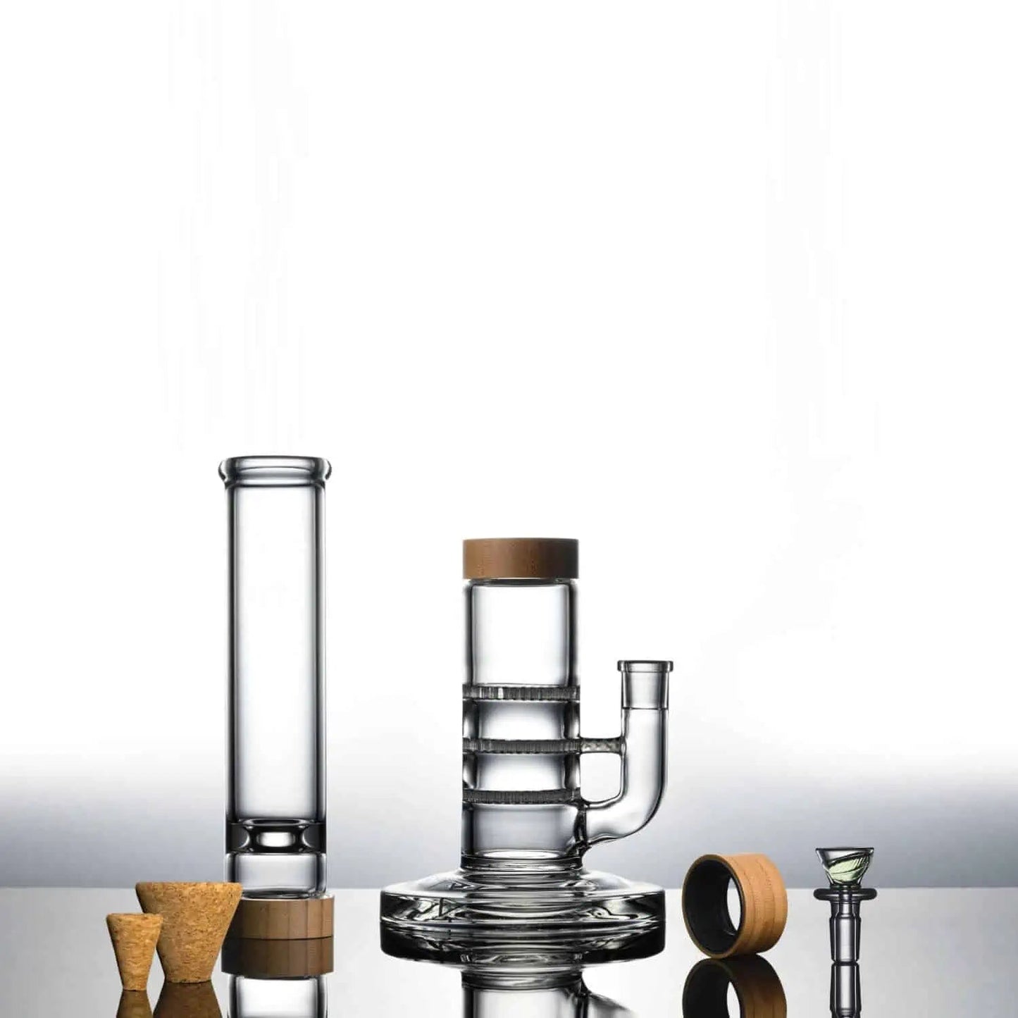 Vitae Glass T.H.C Bong - 16" (Triple Honey Comb)