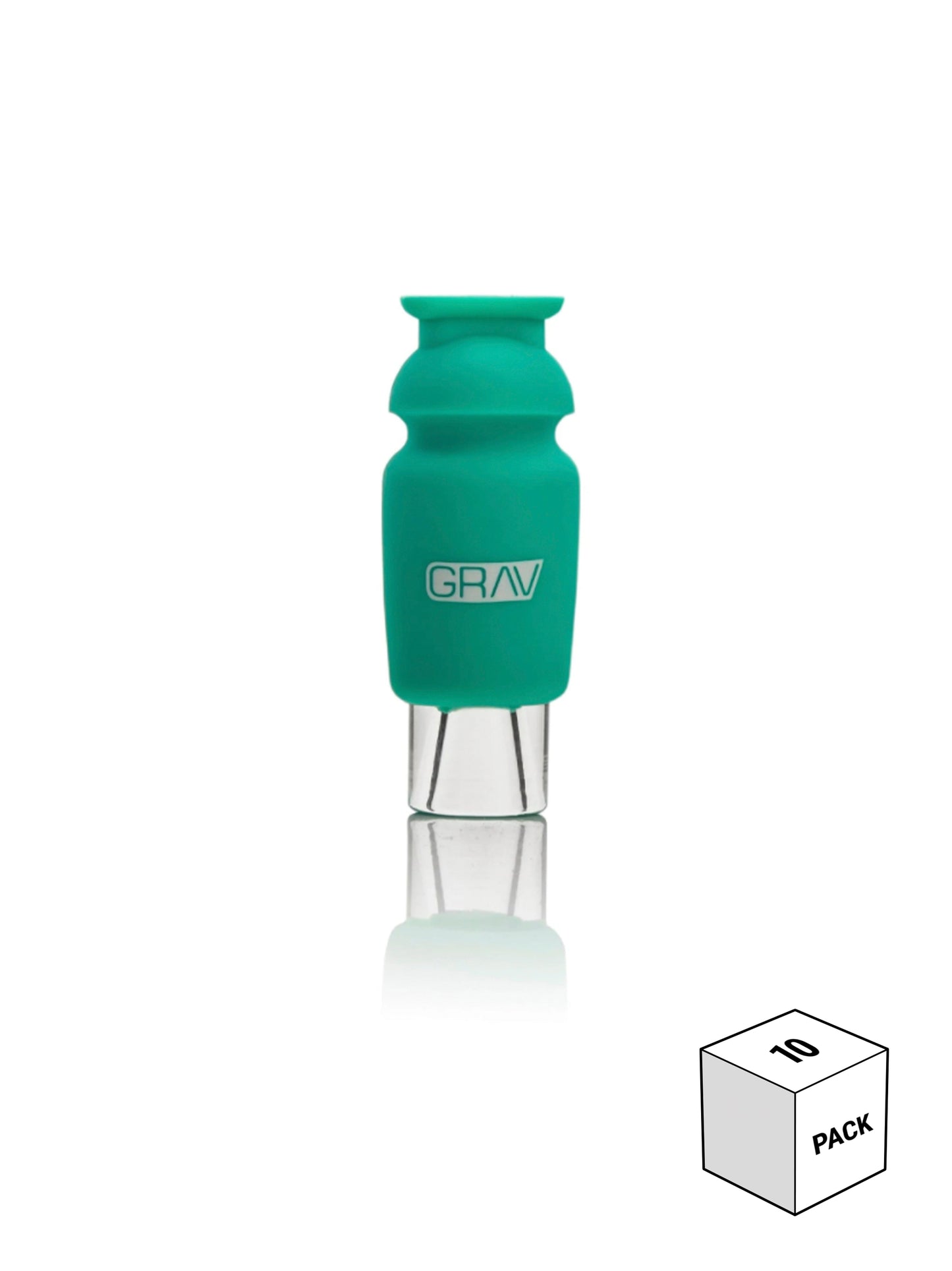 GRAV® Silicone-Capped Glass Crutch 10packs 8 Color Options