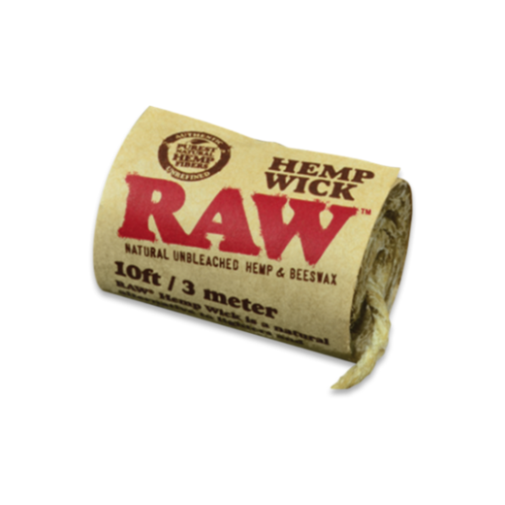 RAW Hemp Wick 4 Size Options
