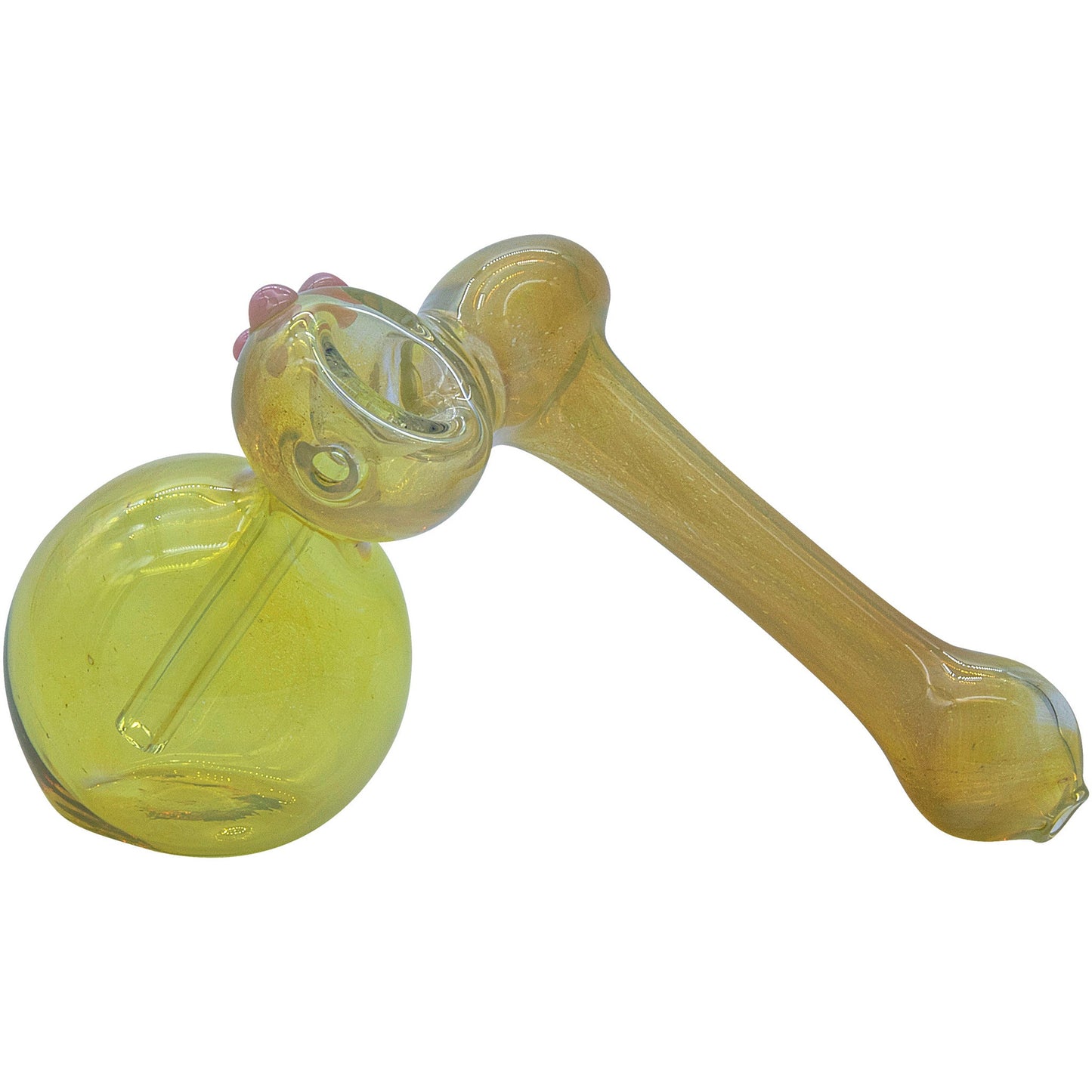 LA Pipes "Silver Sidecar" Fumed Hammer Sidecar Pipe 3 Color Options