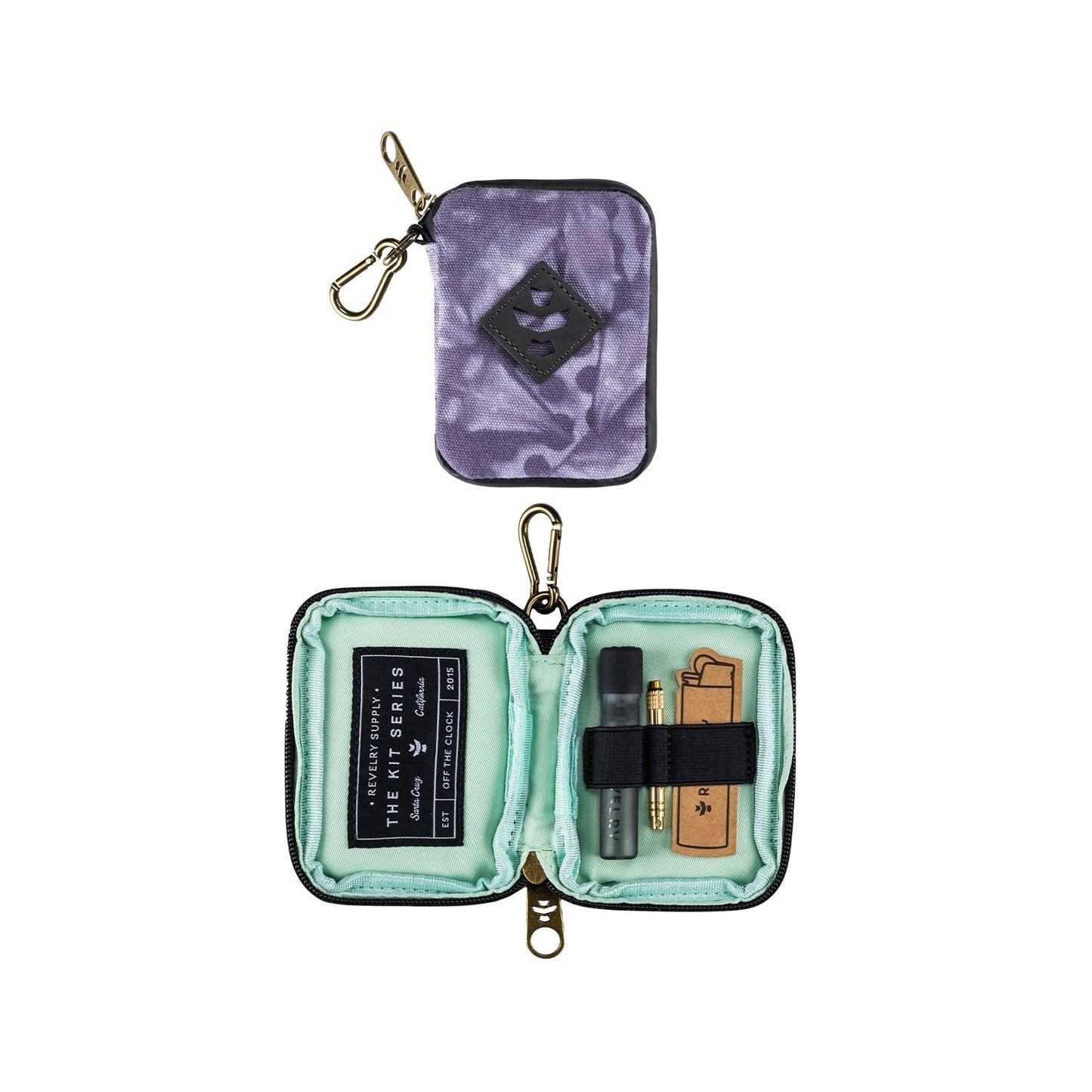Revelry Chillum Kit - Smell Proof Smoking Kit 10 Color Options