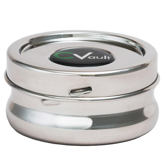 CVault Twist Stainless Steel Storage Container 2 Size Options