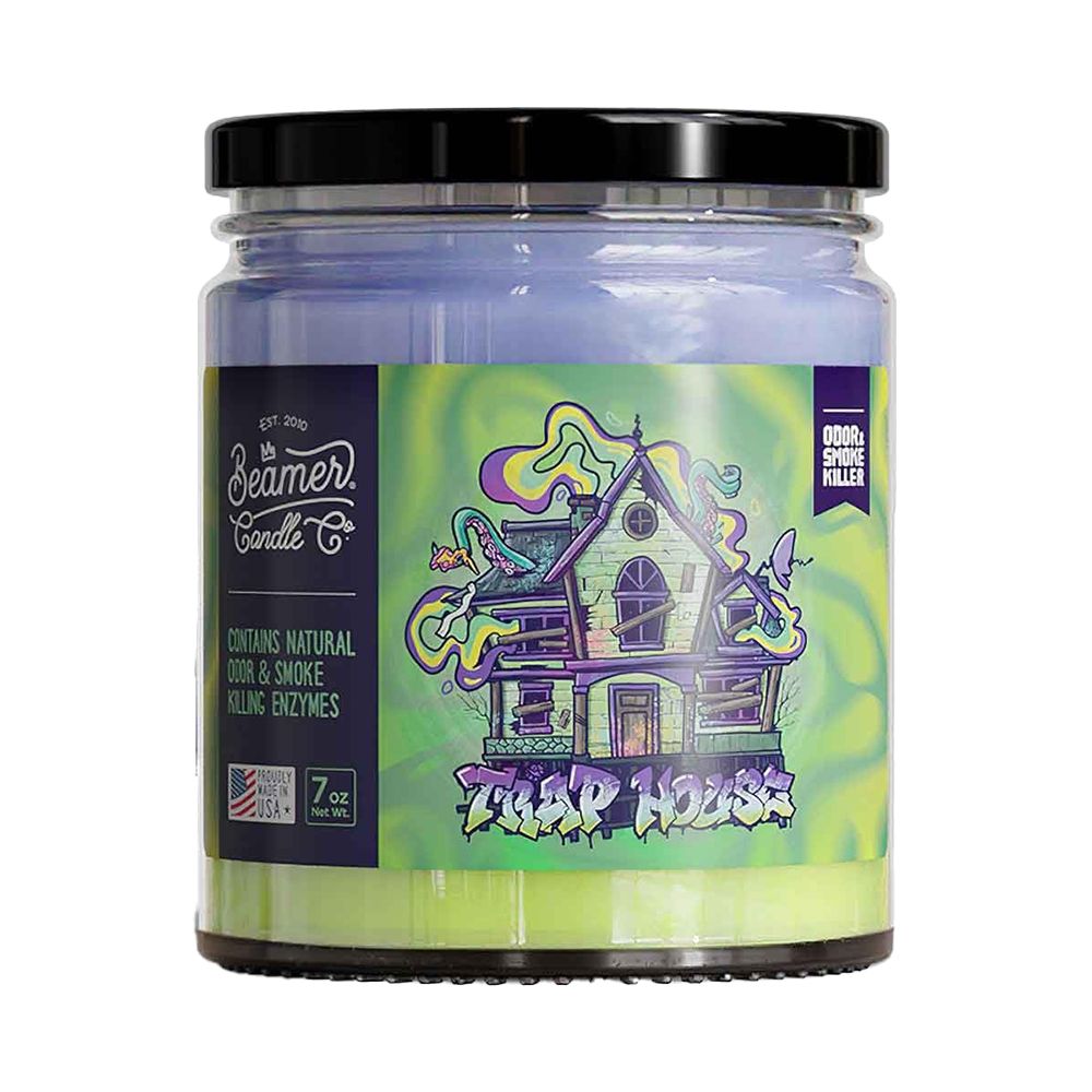 Beamer Candle Co. Odor & Smoke Killer Glass Jar Candle | 7oz 8 Different Scent Options