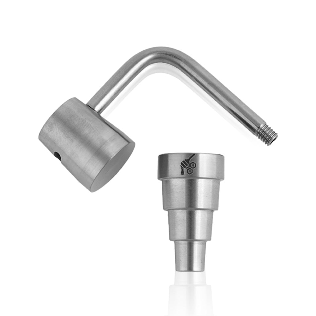 TITANIUM 6 IN 1 LONG NECK BANGER DAB NAIL 2 Color Options