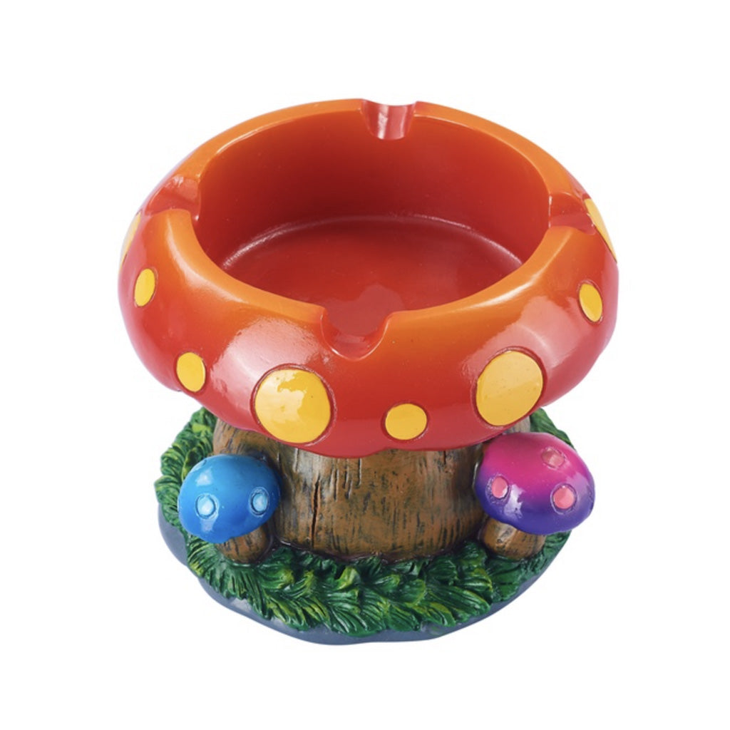 Trippy Mushroom Forest Resin Ashtray - 4 Color Options