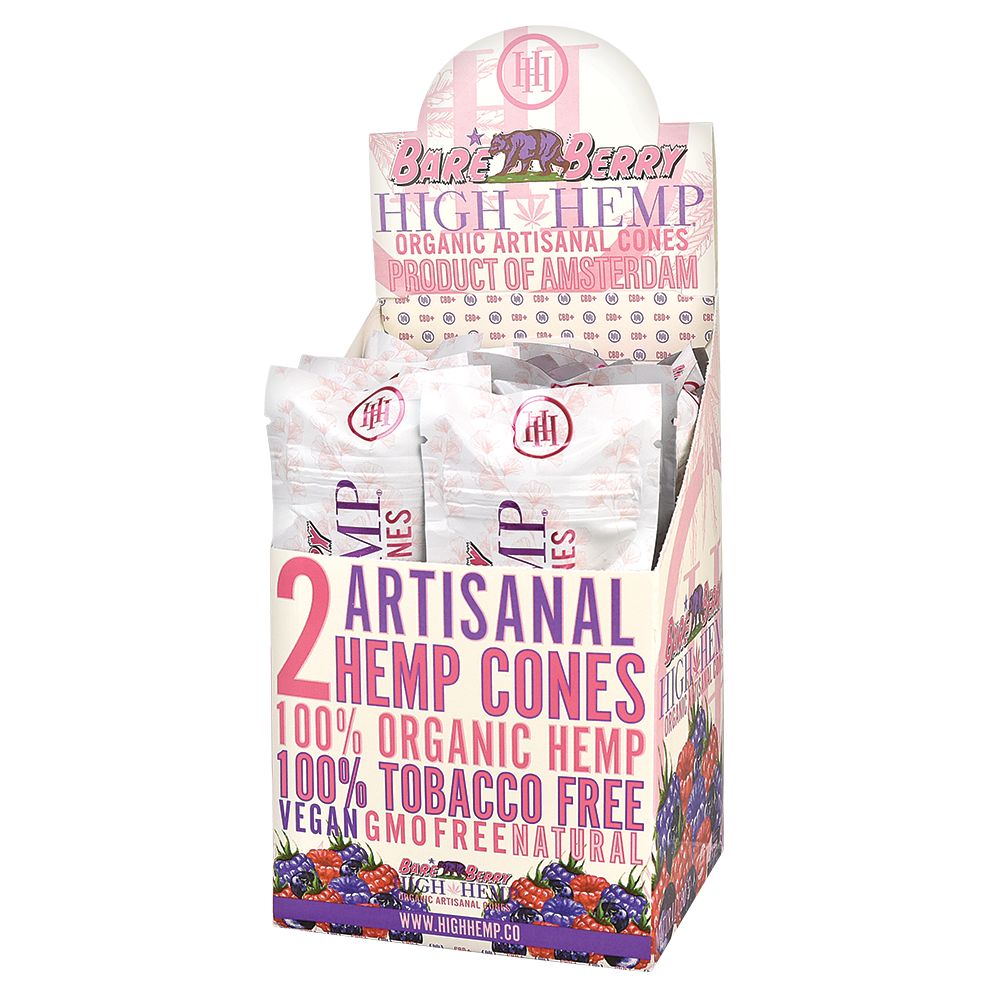 High Hemp Organic Artisanal Cones | 2pc | 15pk Display