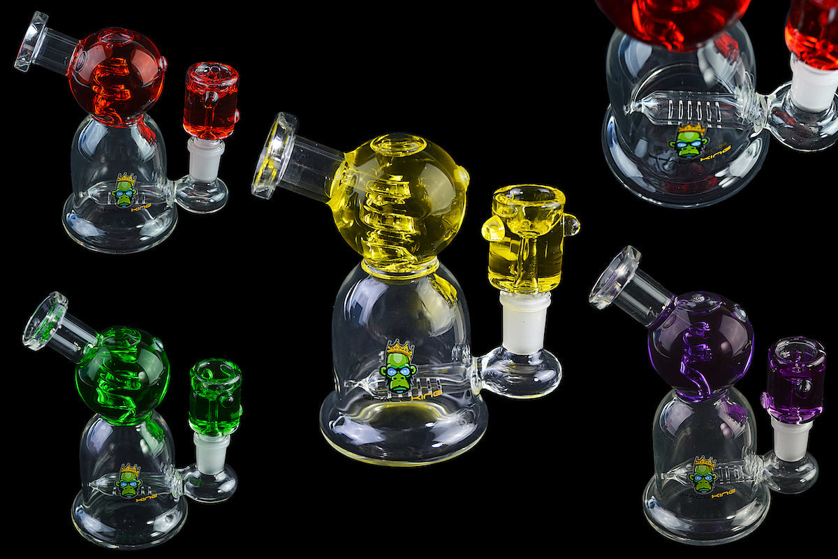 Space King Glass Space Glacier Freezable Bong
