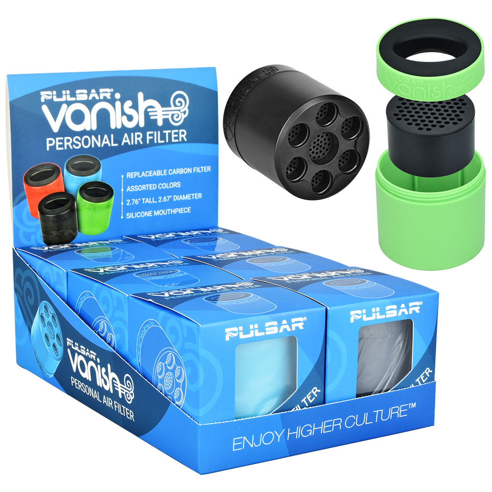 Pulsar Vanish Personal Air Filter | 2.75" x 2.3" 4 Color Options