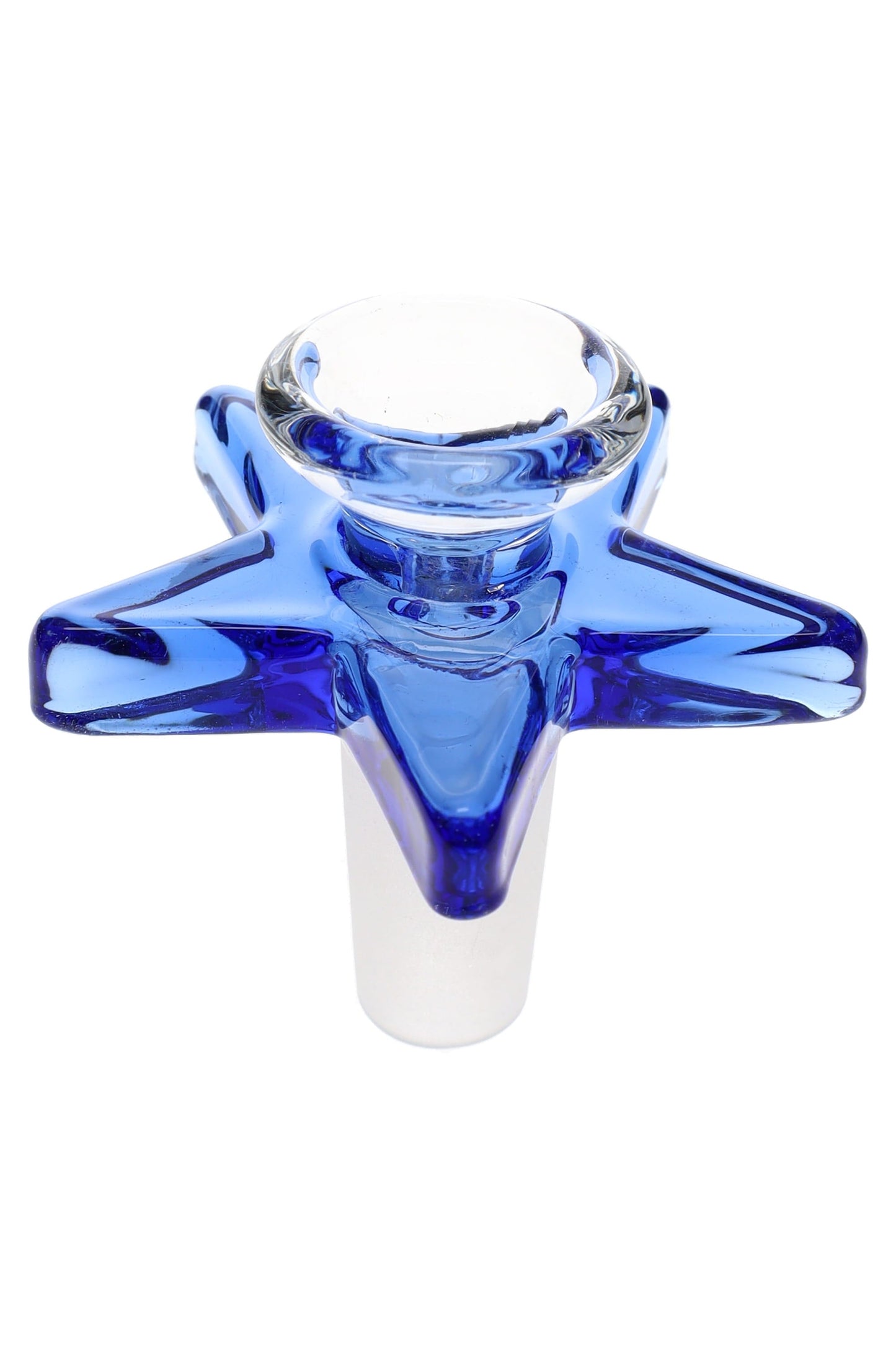 Colored Glass Star Bowl “Star Power” – 14.5 mm Male - 5 Color Options