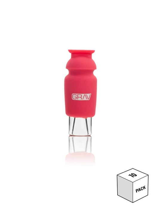 GRAV® Silicone-Capped Glass Crutch 10packs 8 Color Options