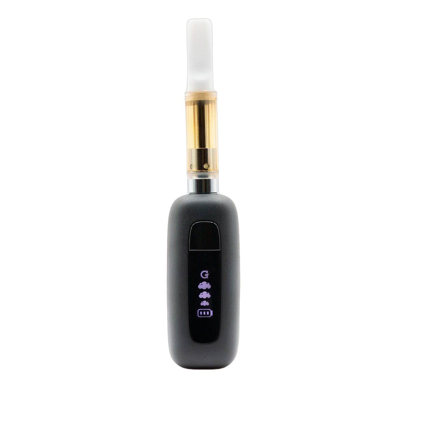 G Pen 510 Original battery with a 510-thread cartridge installed, highlighting the sleek, integrated "vape bar" look.