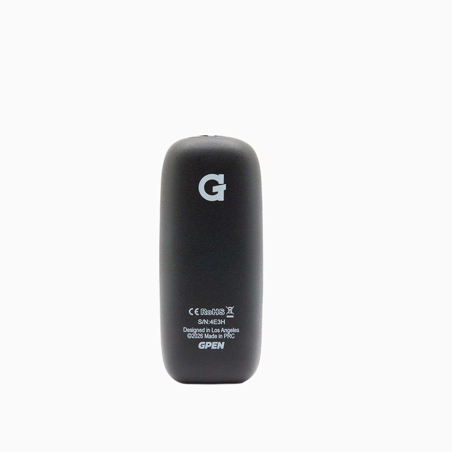 Rear view of the G Pen 510 Original featuring the signature "G" logo and regulatory markings.