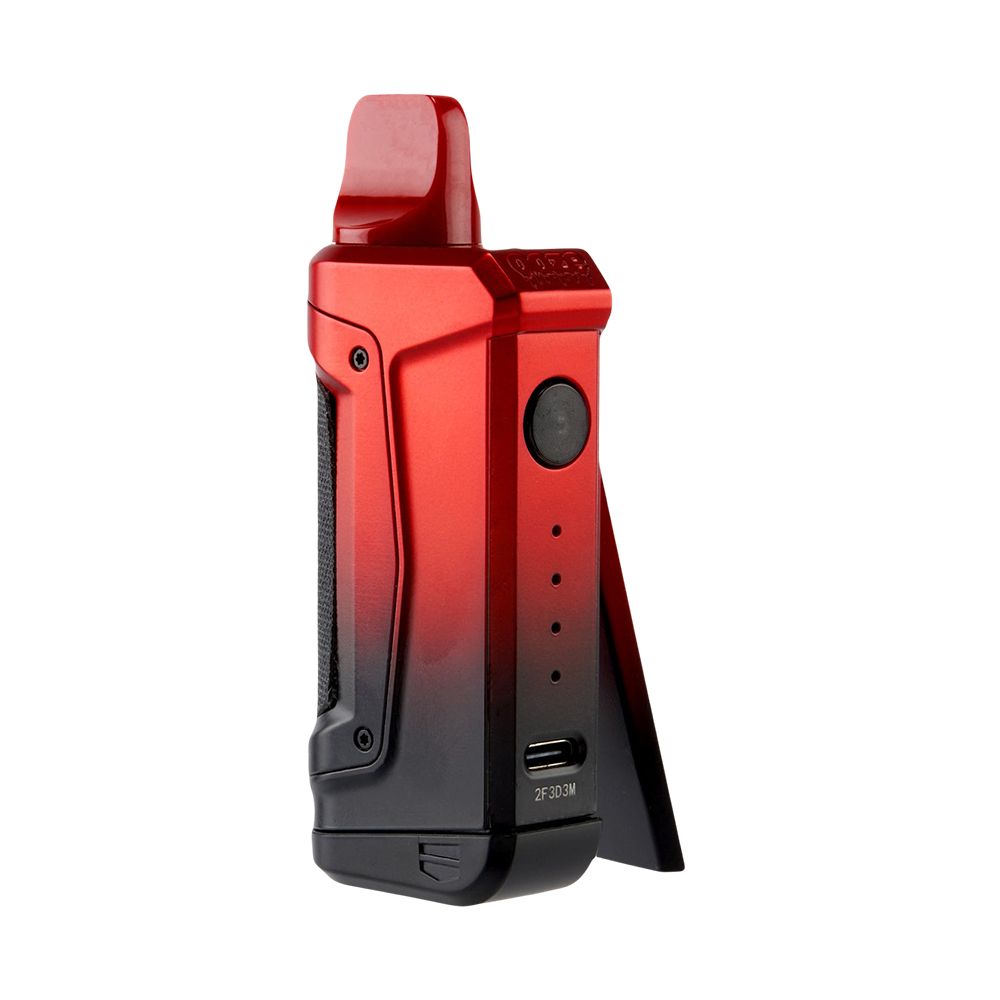 The Ooze Duplex 2 in Midnight Sun, a sophisticated dual-extract device that functions as both a 510 battery and a wax rig.