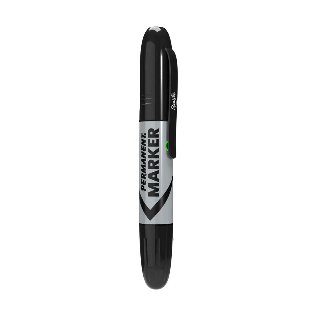 Incognito Penjamin Permanent Marker 510 thread battery in classic grey and black, designed to look like a standard office marker for discrete vaping.