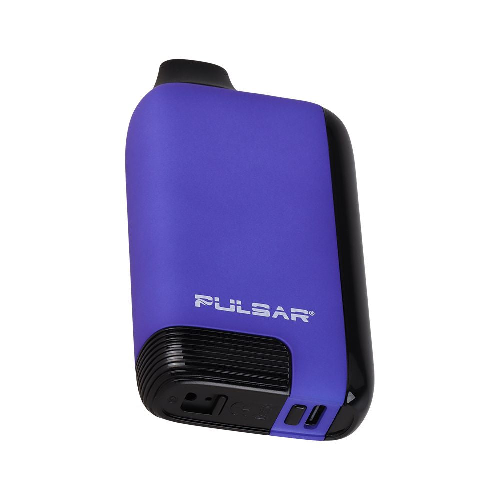 Bottom view of the Pulsar 510 DL 5.0 Royal Wizard (cooled blue), highlighting the clean lines and the discreet USB-C charging port.