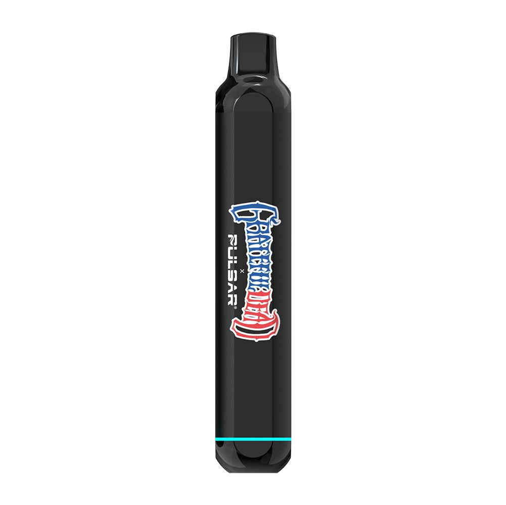 Back view of the Pulsar 510 DL Space Your Face, highlighting the Grateful Dead x Pulsar logo 
