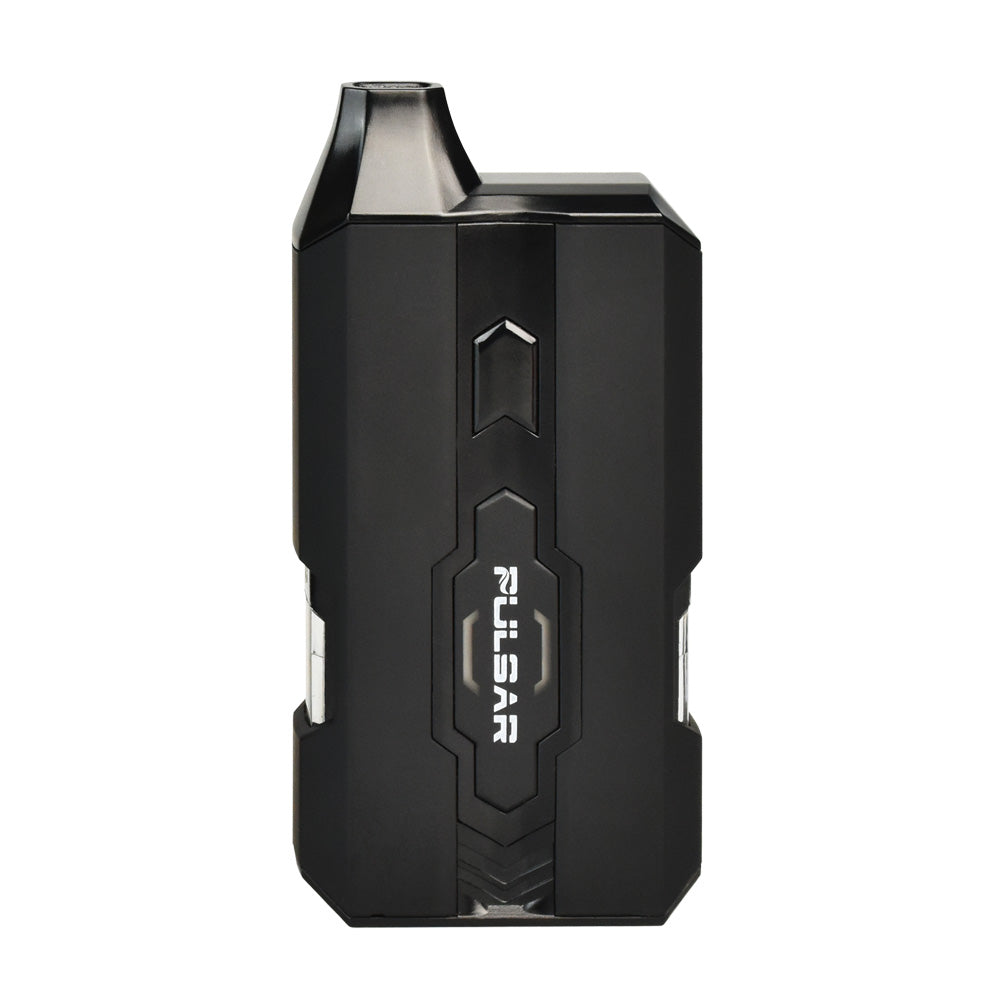 Pulsar DuploCart H2O in H2O Black, highlighting the discreet, protected chamber that houses up to two concealed oil cartridges.