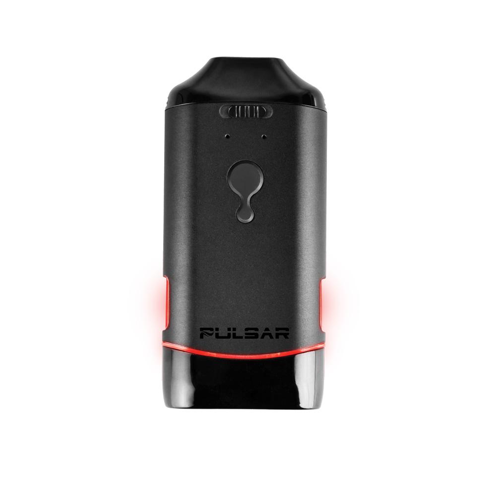 Pulsar DuploCart front view with Red LED indicators lit, representing the High voltage setting (4.2V).