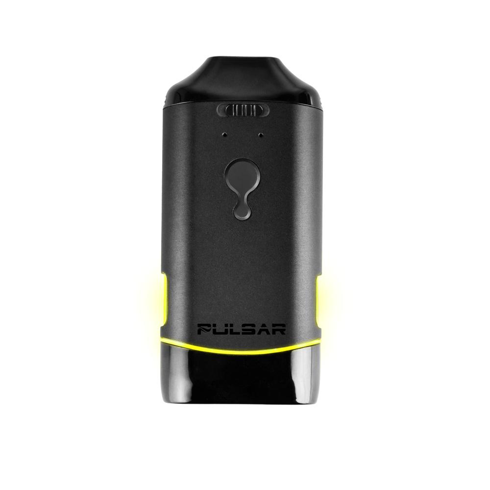 Pulsar DuploCart front view with Yellow LED indicators lit, representing the 3.7V power setting.