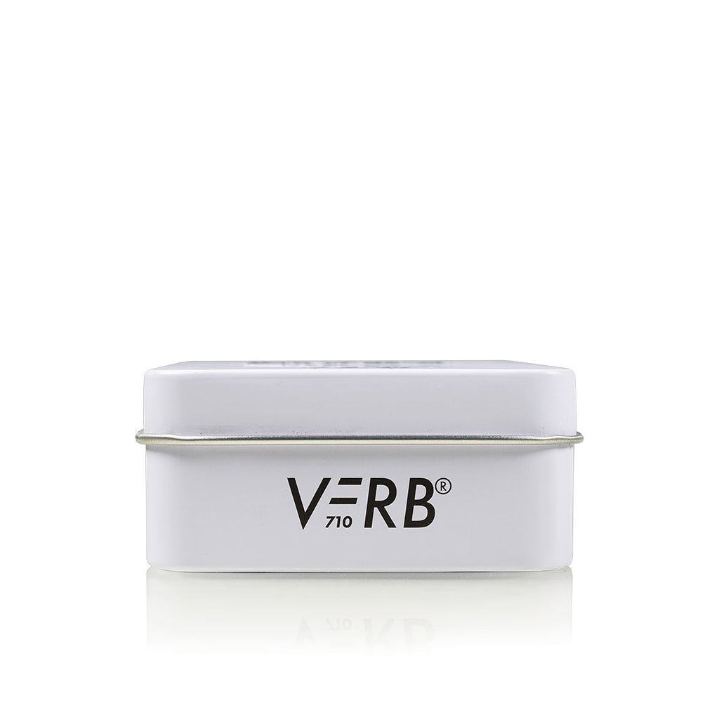 Bottom view of the White RYOT VERB 710 FLIP packaging showing the smooth matte base and slim profile.