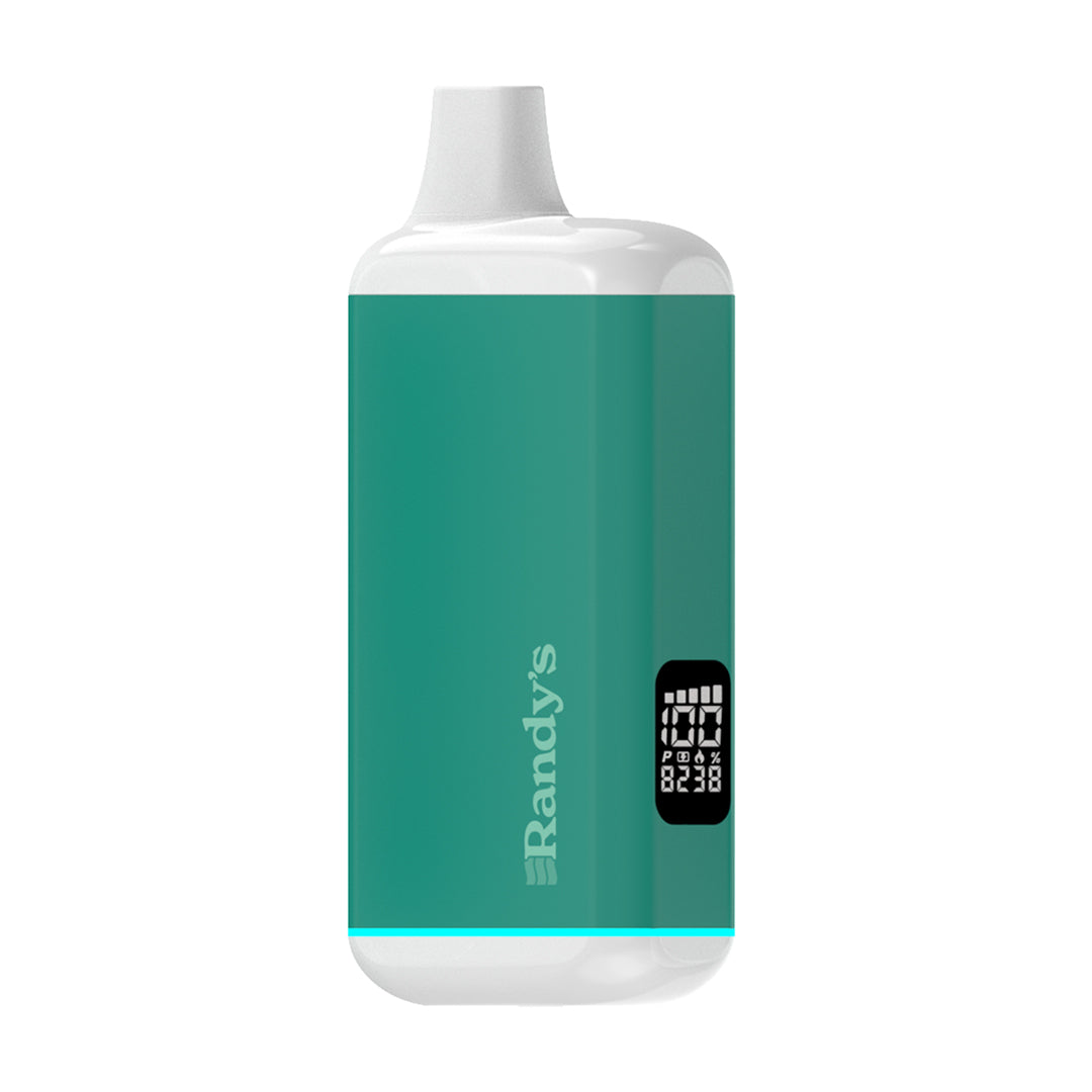 Randy's Inspo Plus Vaporizer in Seafoam (Green), showcasing the soft pastel green exterior and the universal 510-thread connection.