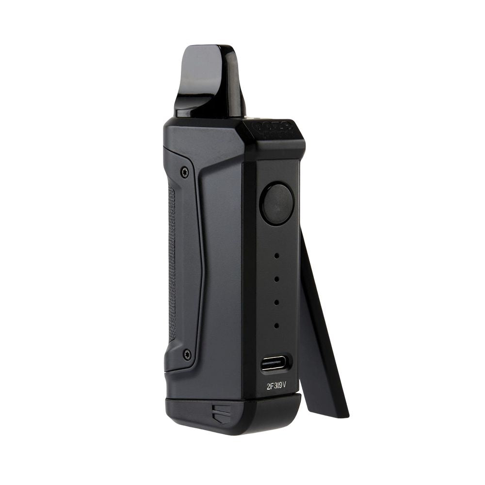 The Ooze Duplex 2 in Panther Black, a discreet and sleek 510-thread and concentrate vaporizer with C-Core technology.