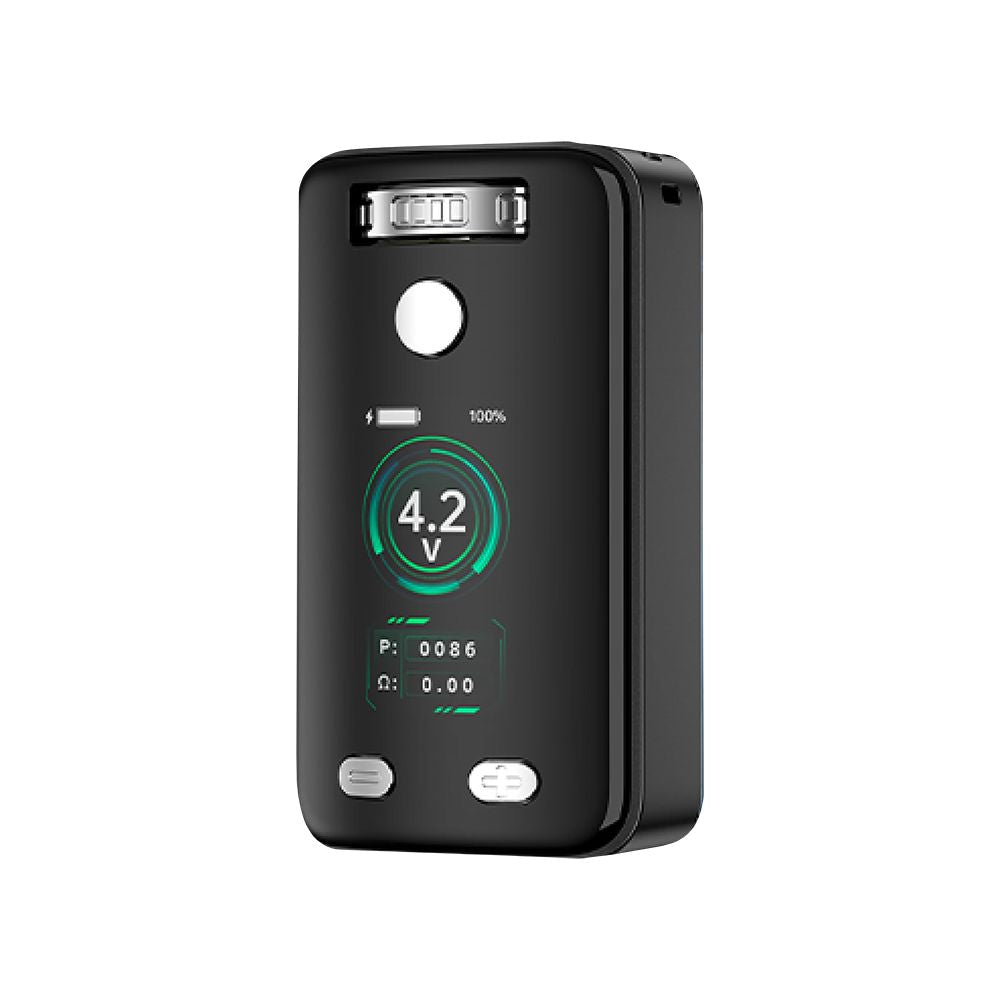 Classic Black Yocan UNI Pro 3.0 510 vape battery, optimized for cartridges with variable voltage, featuring the upgraded 2024 digital interface and durable chassis design.