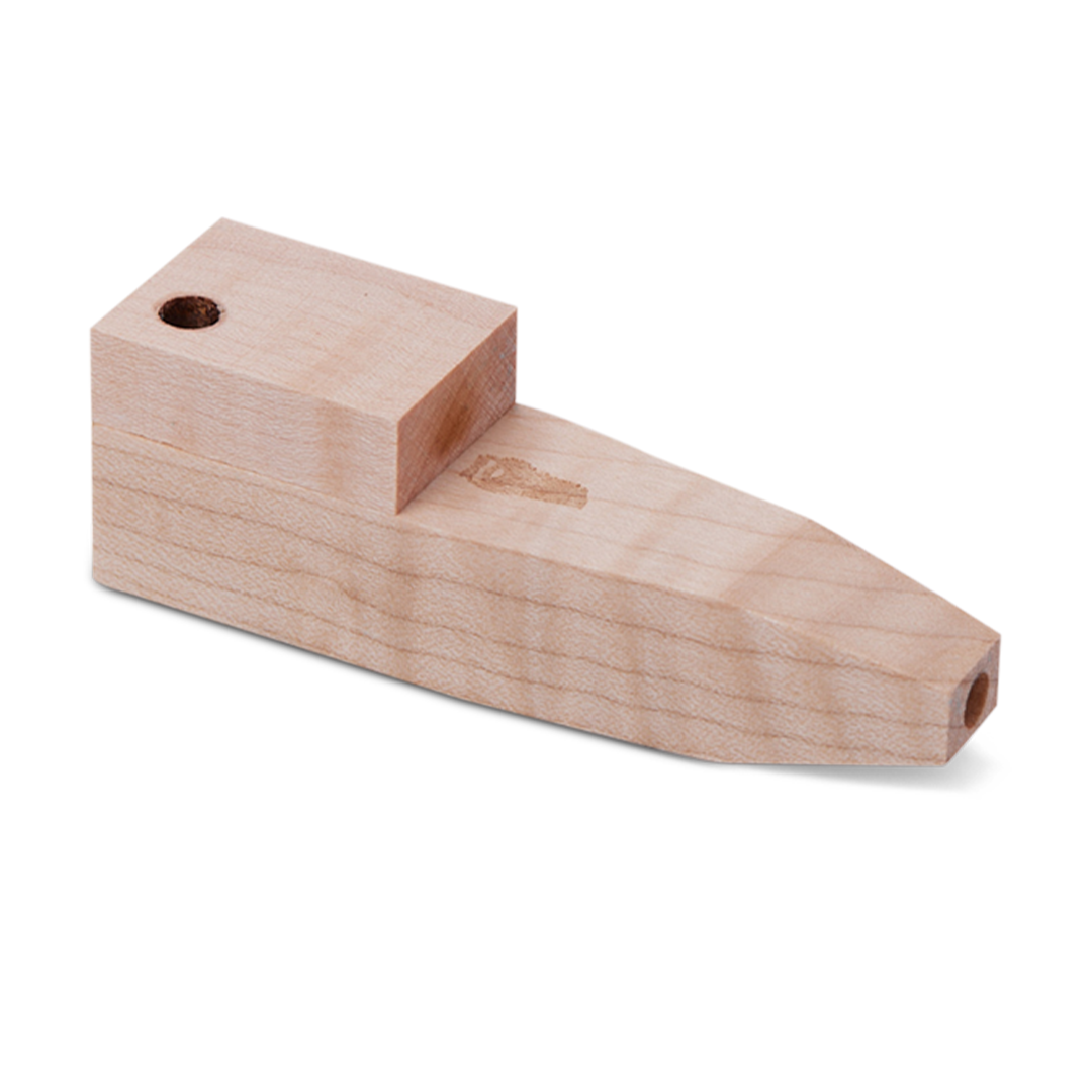 Bearded Square Wood Pipe with Lid 4 Different Wood Options