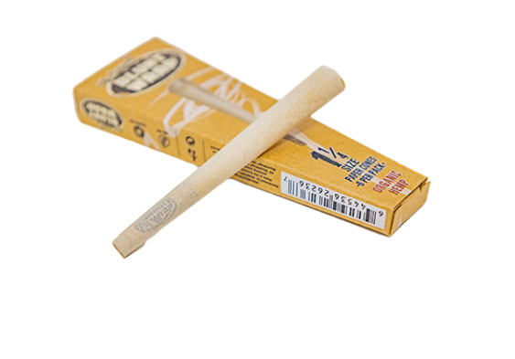 Orginal Blunt Wrap Organic Hemp Cones - 1 1/4 - 6 pack