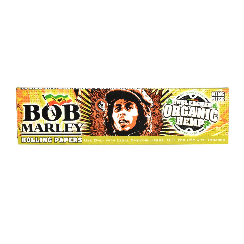 Bob Marley Rolling Papers Organic Hemp 2 Sizes & Single or Full Box Options