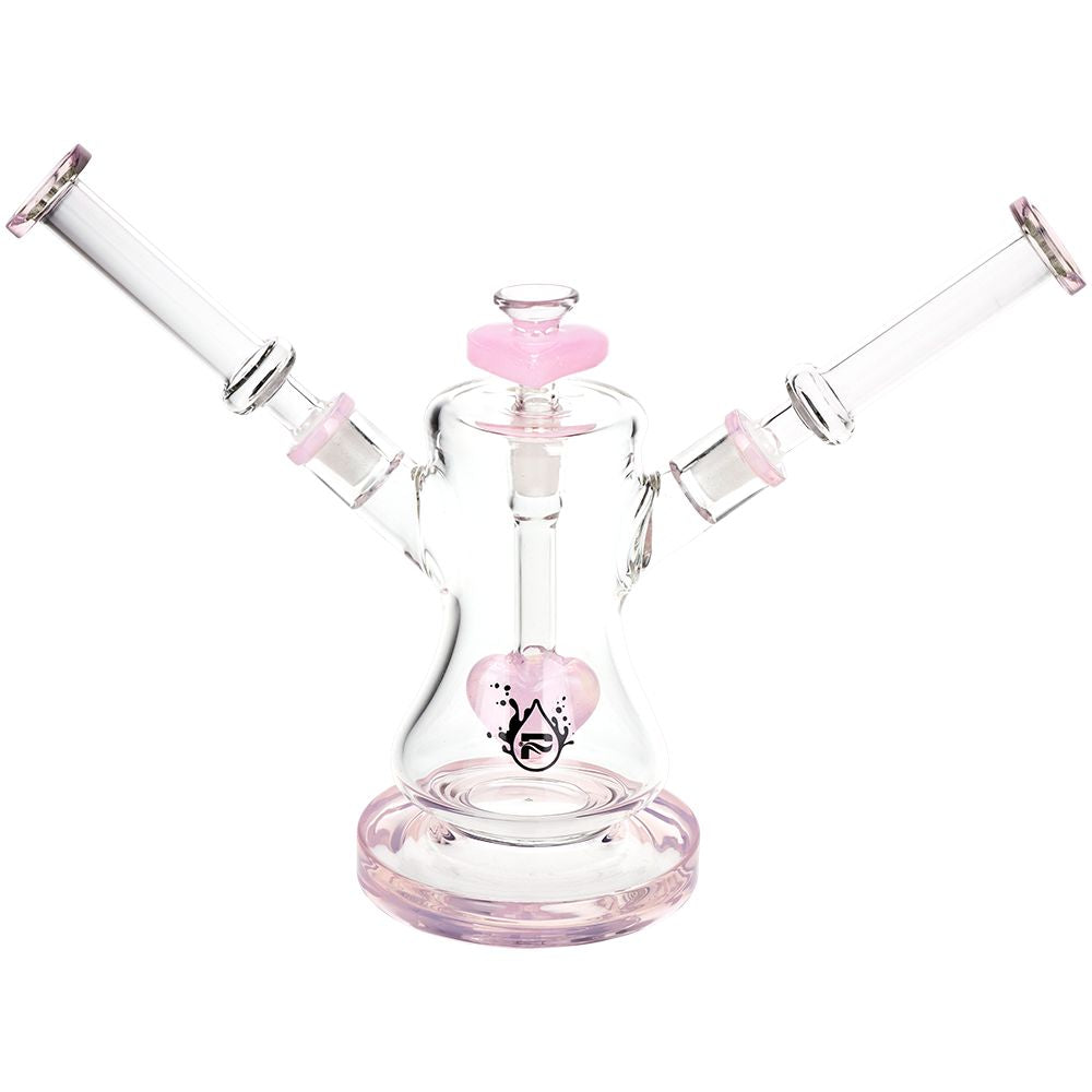 Pulsar Date Night: Part 2 Dual Neck Glass Water Pipe | 8.5" | 14mm F