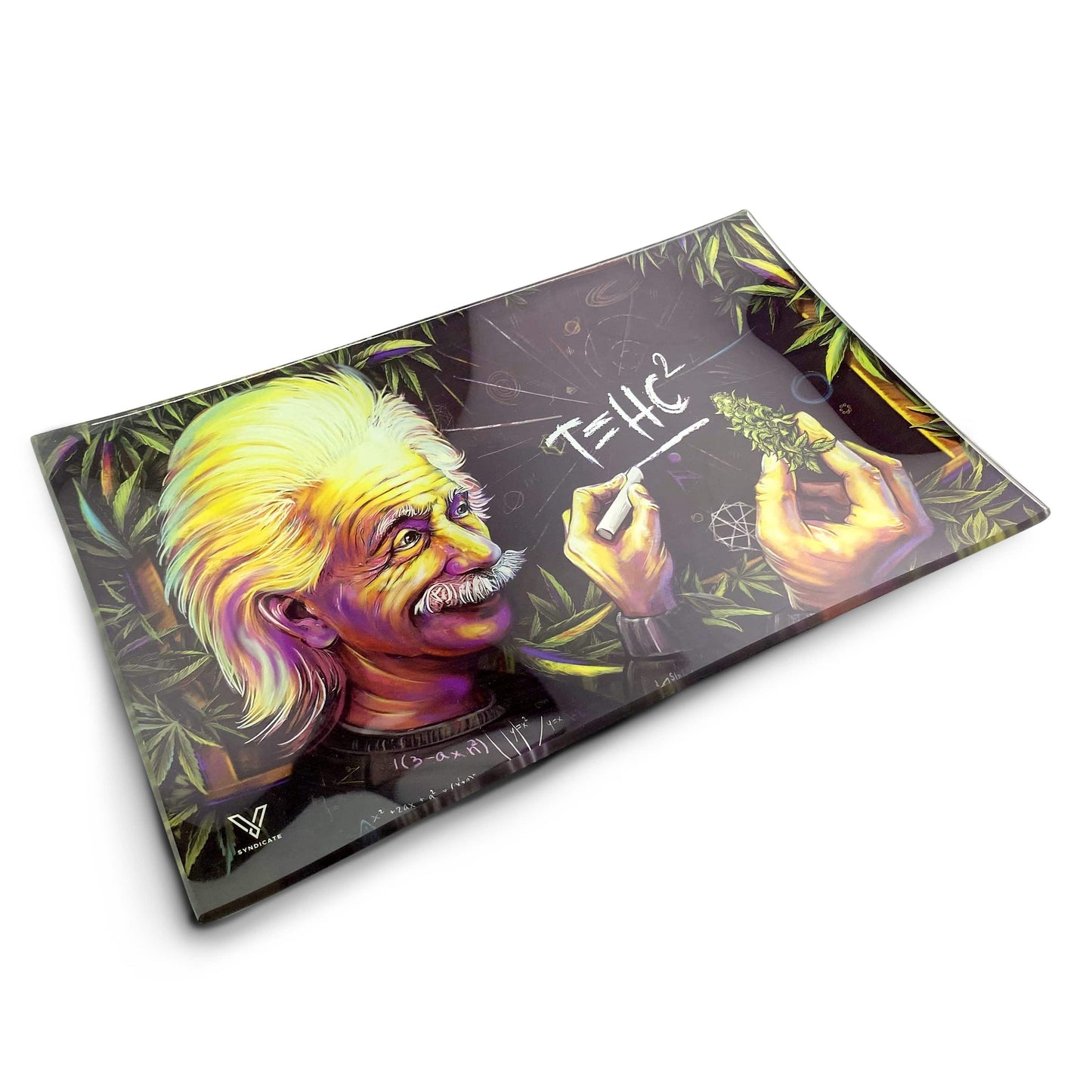 T=HC2 Higher Education Glass Rollin' Tray 2 Size Options