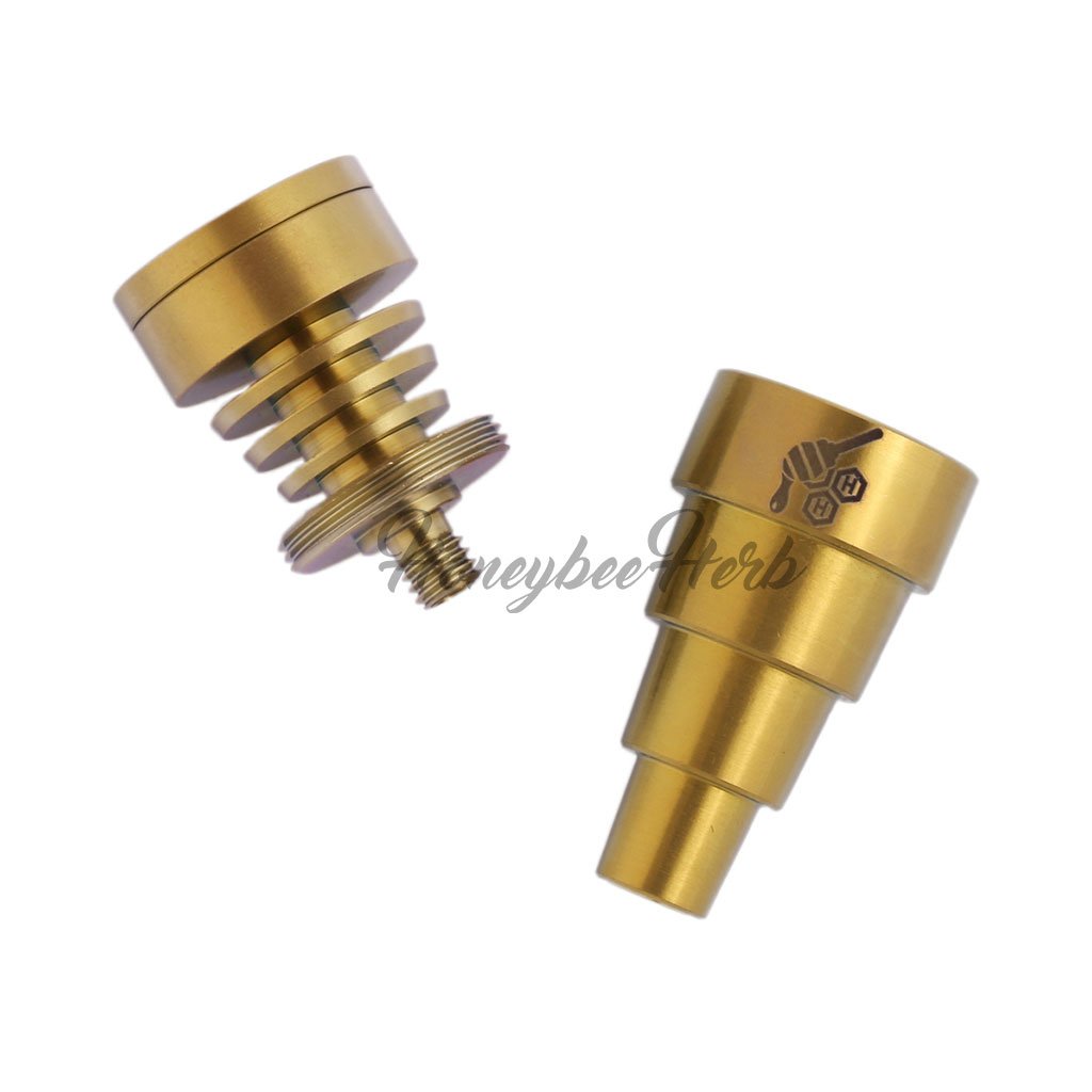 TITANIUM 6 IN 1 SKILLET DAB NAIL 2 Color Options