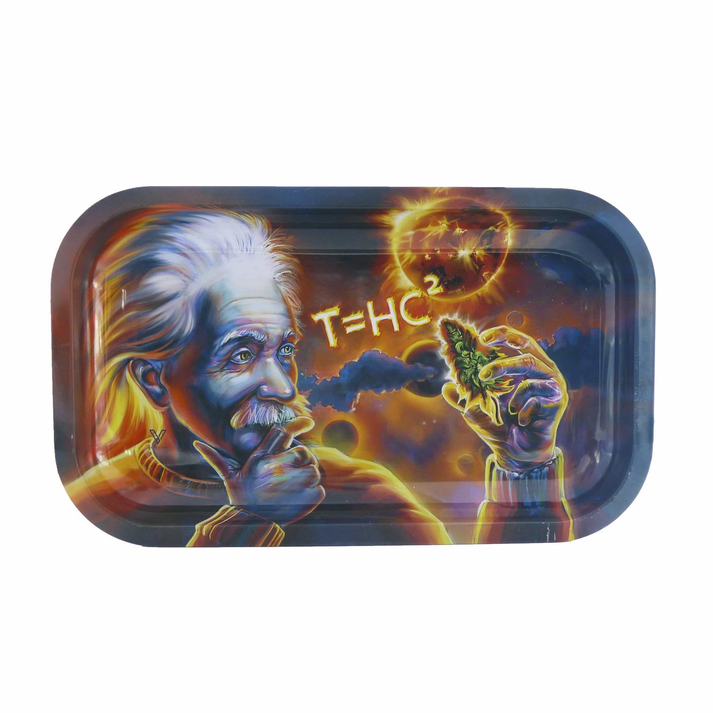 T=HC2 Einstein Solar Diesel Metal Rollin' Tray 2 Size Options