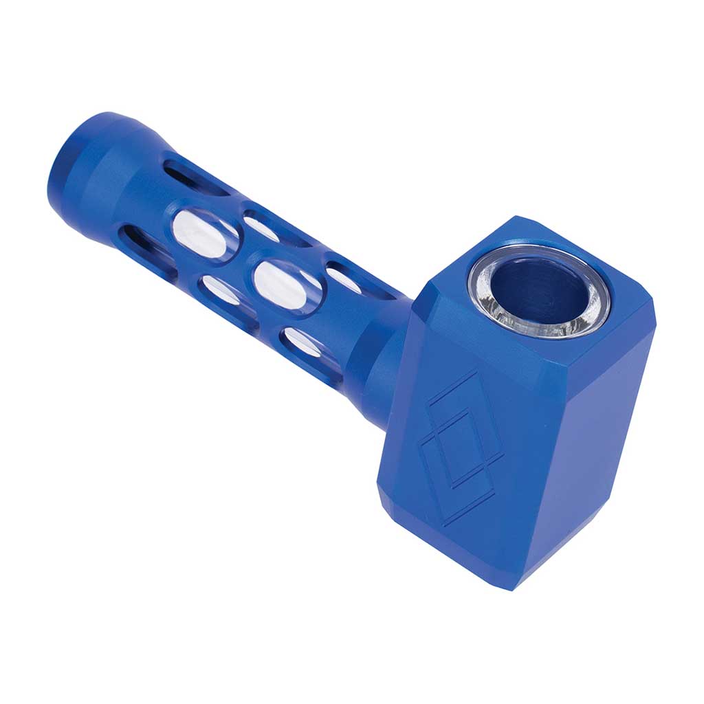 HAMMER ALUMINIUM GLASS PIPE MULTIPLE COLORS