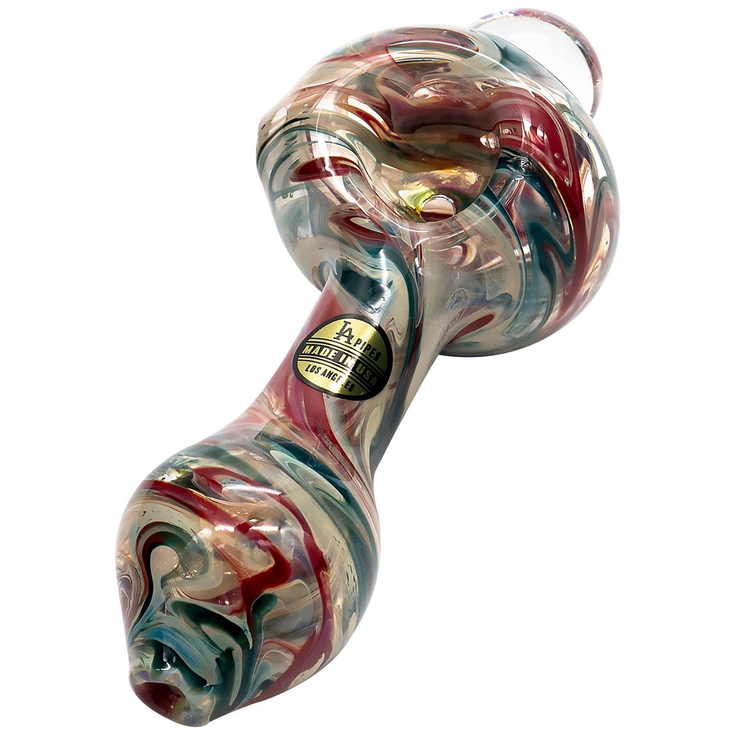 LA Pipes "Primordial Ooze" Glass Spoon Pipe 4 Color Options