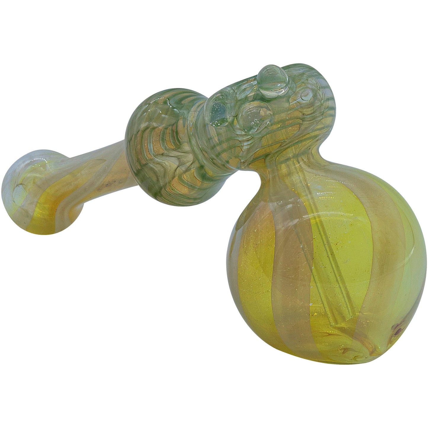 LA Pipes "Raked Hammer" Fumed Hammer Bubbler Pipe 6 Color Options