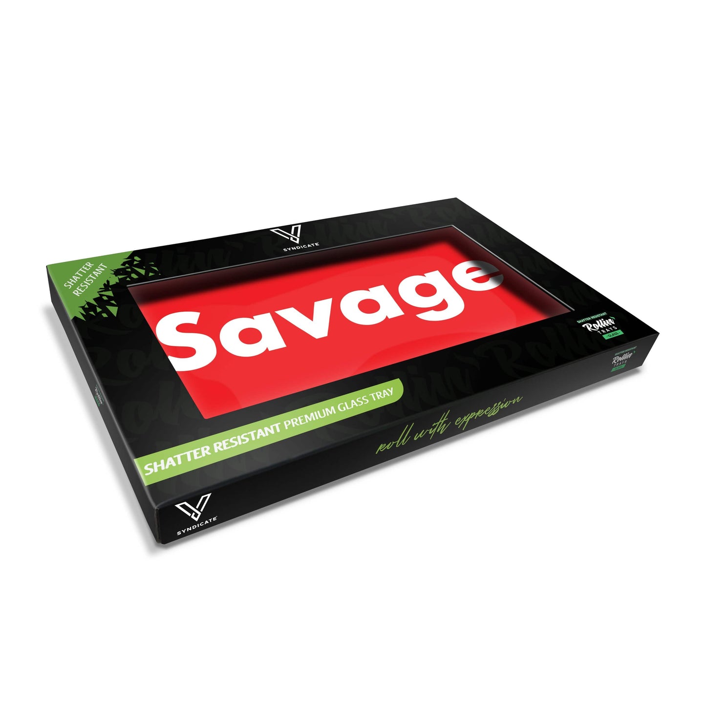Savage Glass Rollin' Tray 2 Size Options