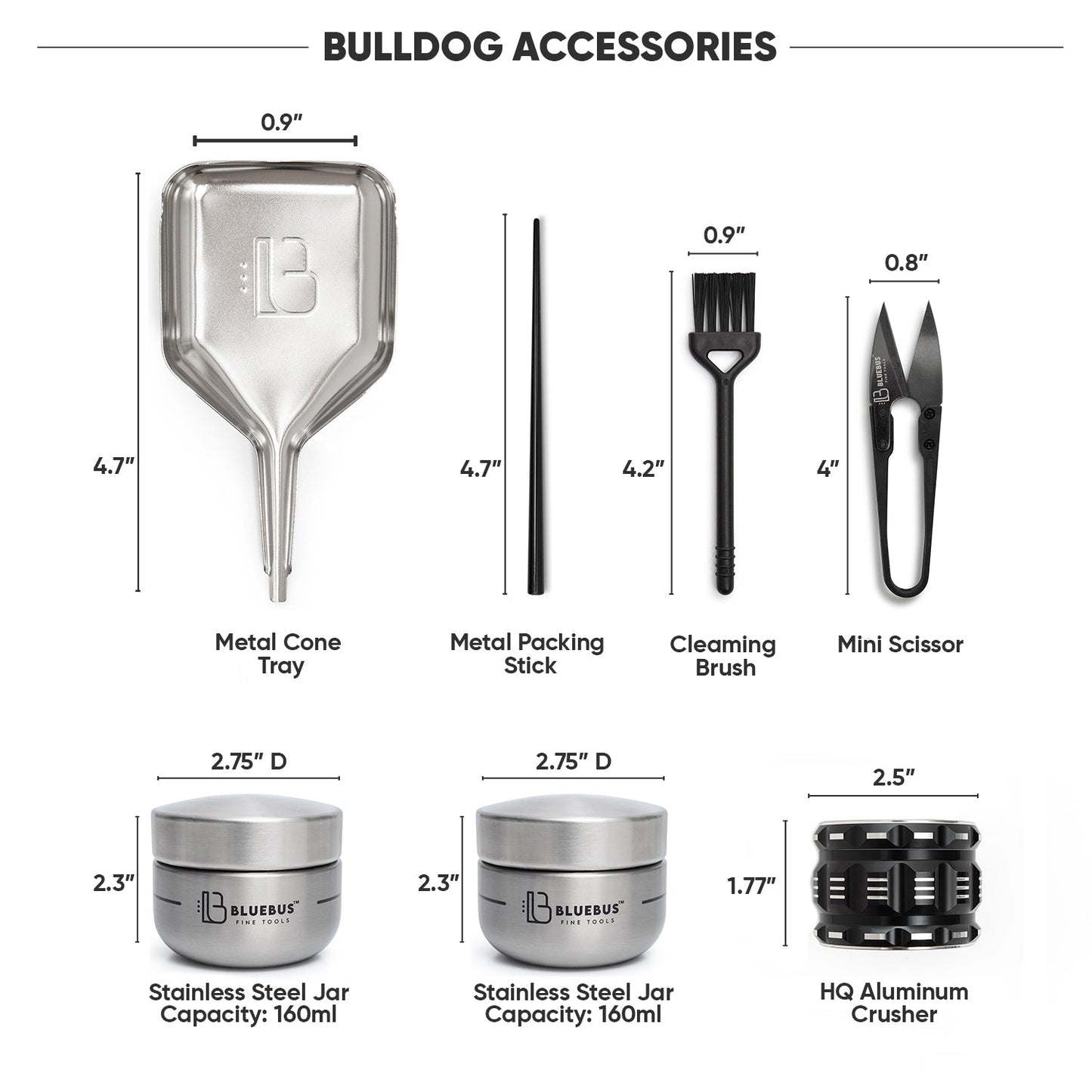 BULLDOG Smell Proof Stash Bag Bundle 3 Color Options