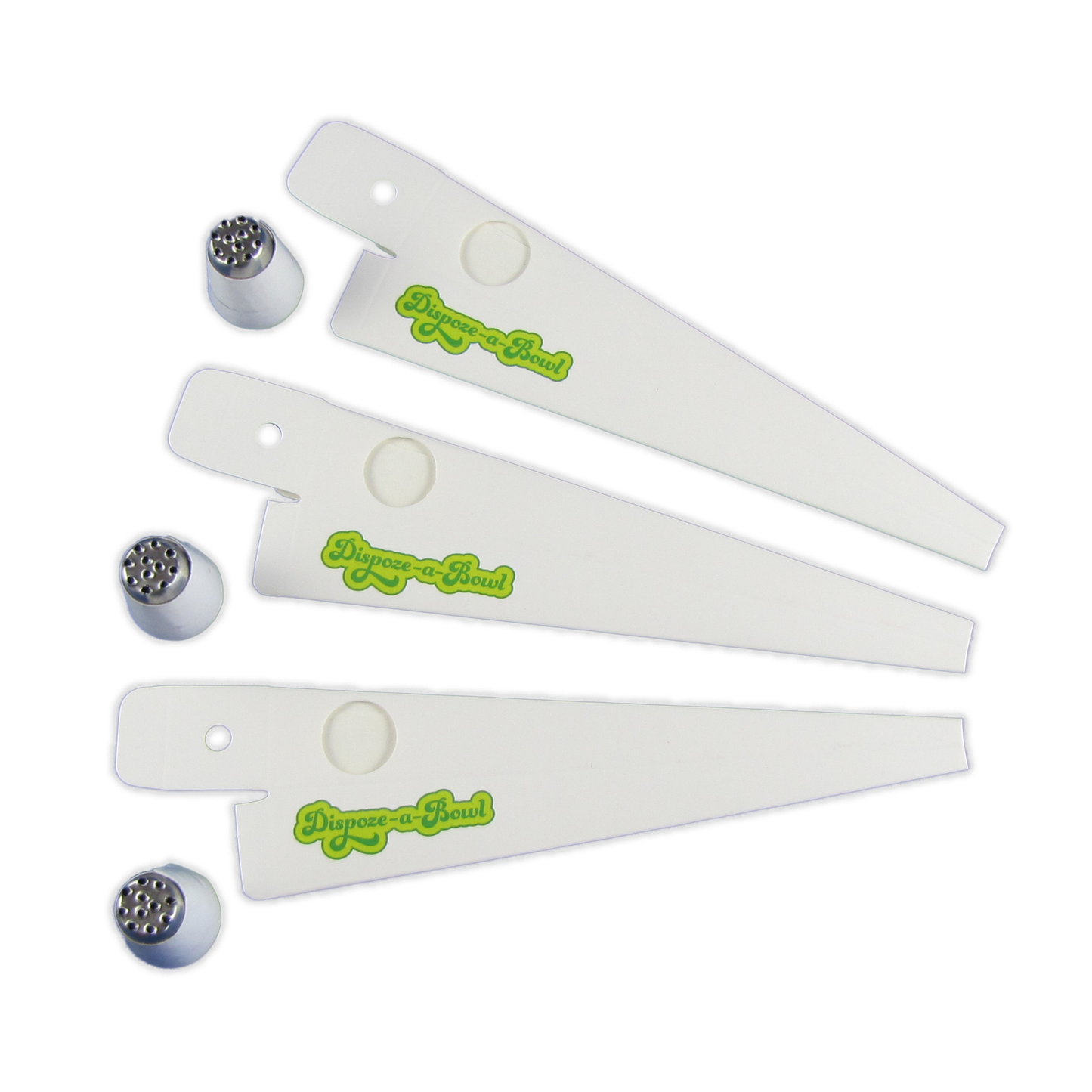 The Dispoze-a-Bowl® 3-Pack: Your Essential On-The-Go Clean Smoke