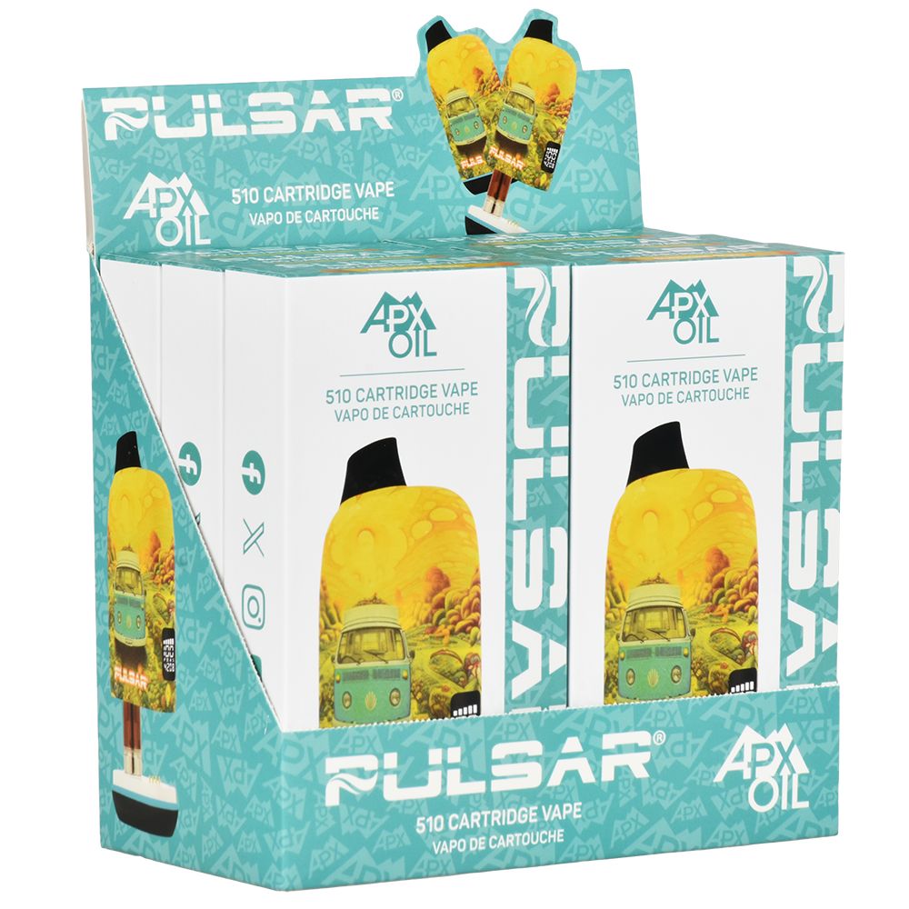 Pulsar APX Oil 510 Vaporizer | Design Series | 1000mAh | 6pc Display 4 Different Styles