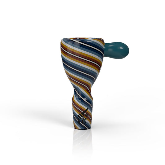 WIG WAG STRIPPED BONG BOWL PIECES 5 Different Color Options