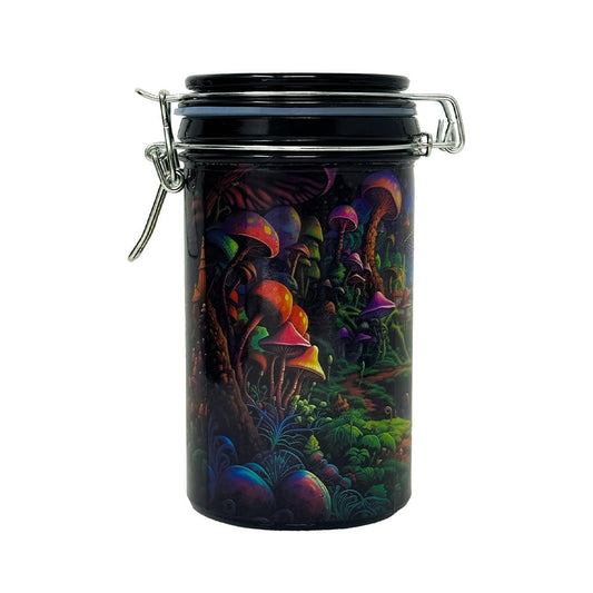 TRIPPY MUSHROOM STORAGE JAR