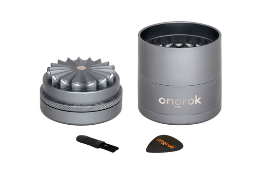 Ongrok Mini 5 Piece, Flower Petal Toothless Grinder (2.2 inch) 5 Color Options